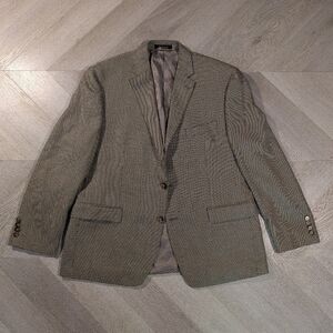 Lauren Ralph Lauren Sport Coat Men's 44S Brown Houndstooth